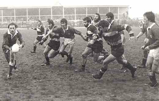 Pirates playing at Camborne in 1976